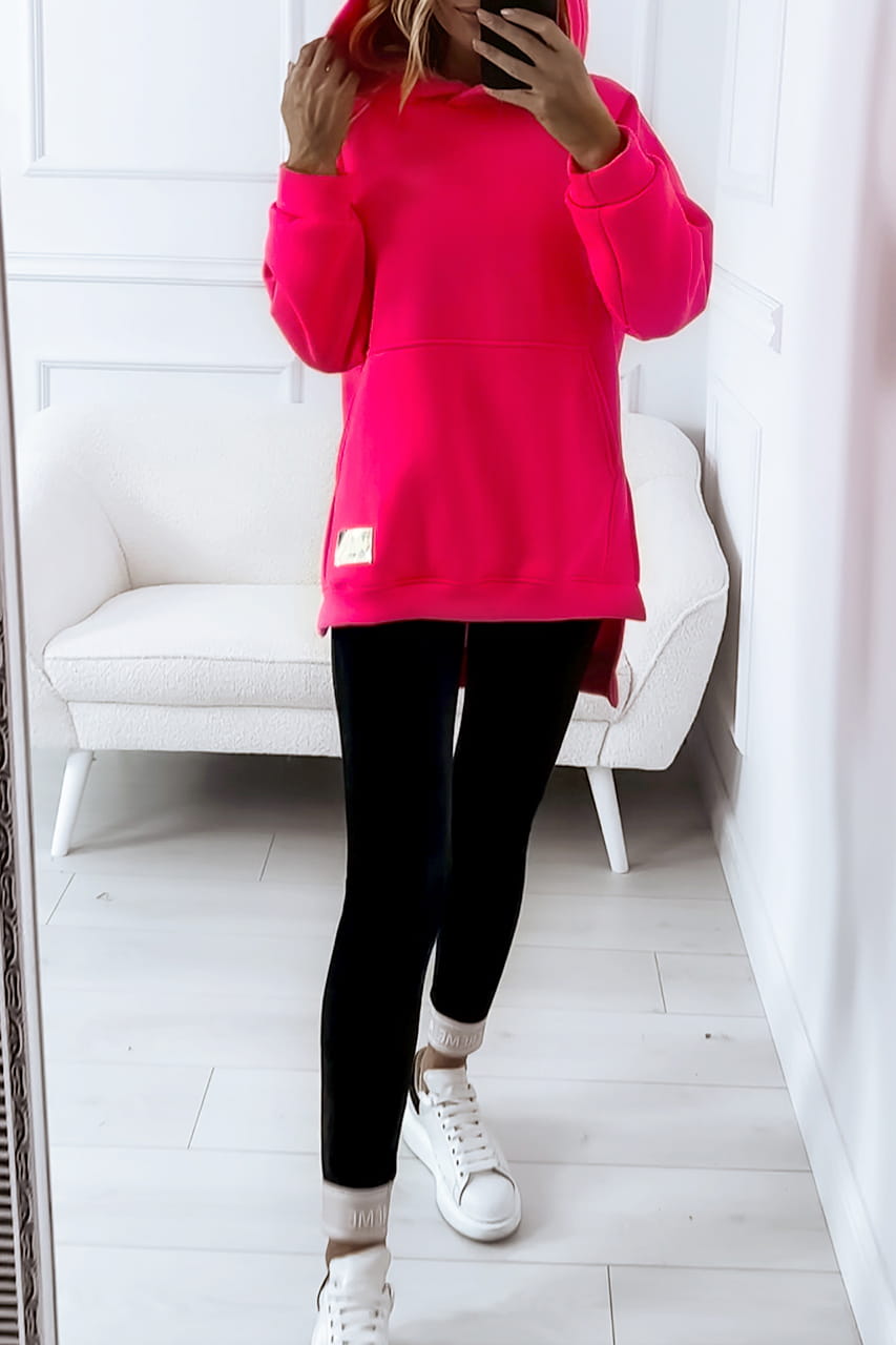 Bluza oversize Sempre różowa